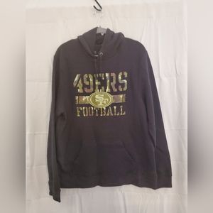 NWT- Forty Niner Black Hoodie Size XL